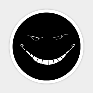 Halloween Smile Black n White Magnet